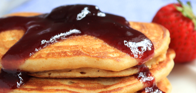 Peanut Butter and Jelly Pancakes