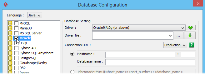 Database Configuration