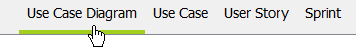 Open use case diagram page