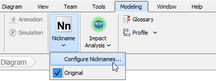 Configure nicknames