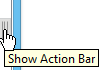 show action bar