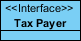 tax payer interface created