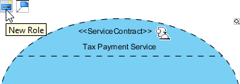 create role in service contract