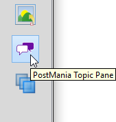 Open PostMania Topic Pane