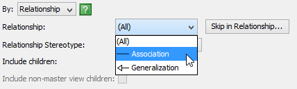 select association