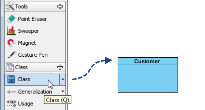 create the customer class