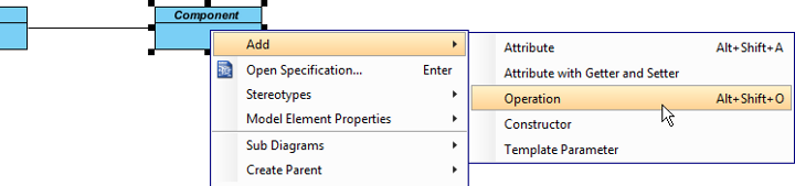 new component oper