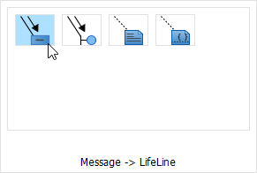 select message to lifeline