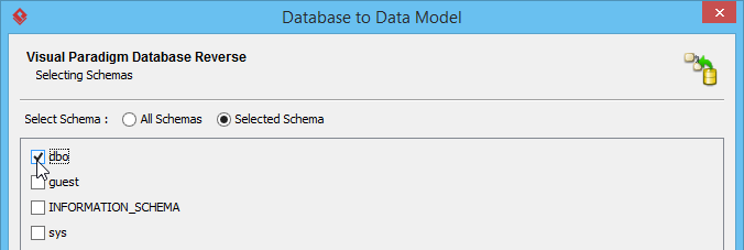 Select schema