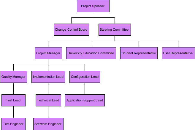 Organizational Breakdown Structure Example