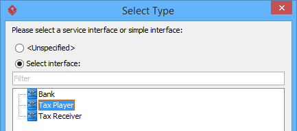 select type window