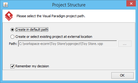 Enter project path