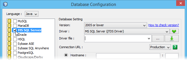 Select MS SQL Server