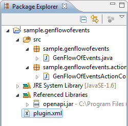 plugin xml created