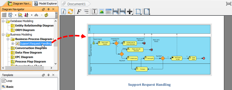 Select diagram