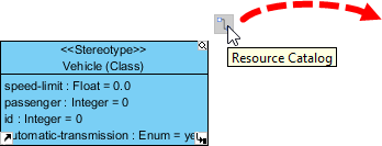 Dragging Resource Catalog