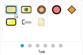 Selected task in Resource Catalog