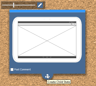 create child wireframe state