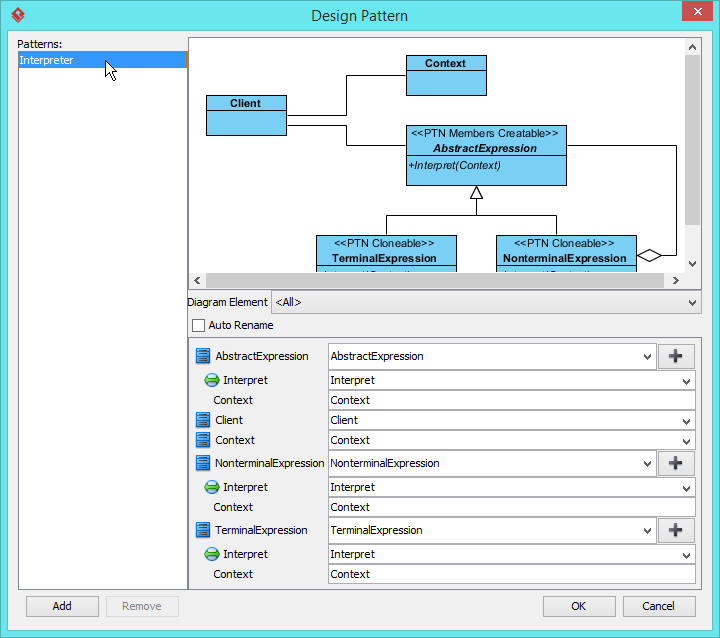 select interpreter