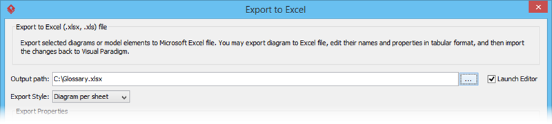 Export to Excel