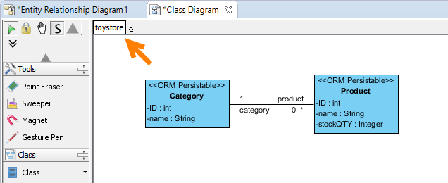 Enter package header