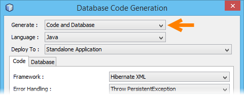 Selected code and database