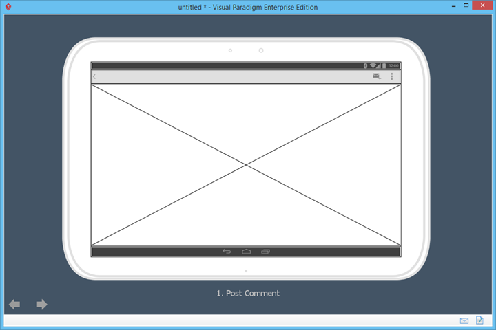 wireframe slideshow