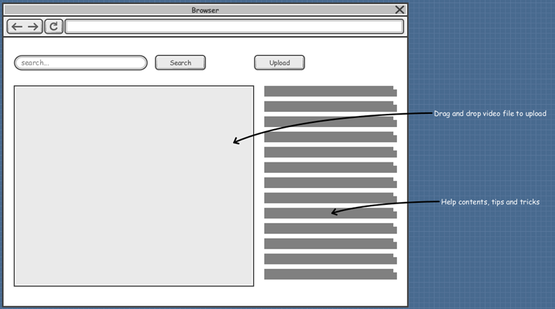 Updated wireframe