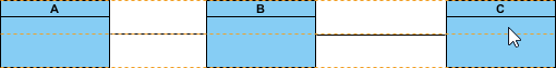 Aligning classes with equal spacing