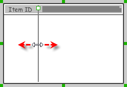 Adjusting column width of a table