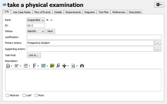 Basic information of use case