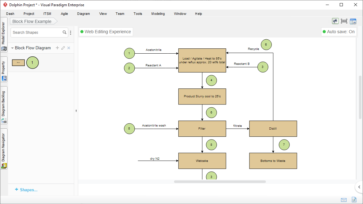 Block Flow Diagram Tool