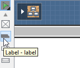 Create a label by selecting it from the diagram toolbar