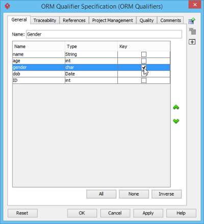 Defining an ORM Qualifier