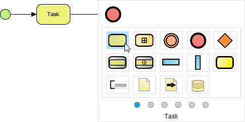 Drag and drop to create shapes