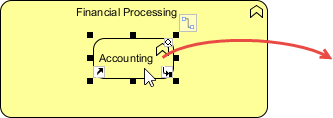 To move a nested element out of the nesting element