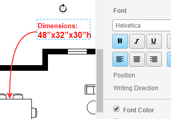 Easy to annotate floor plan design