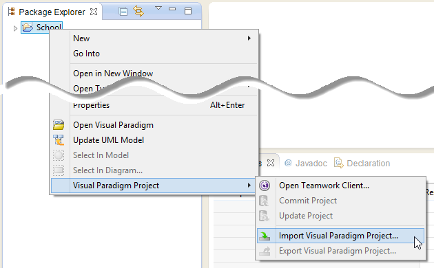 Import Visual Paradigm project