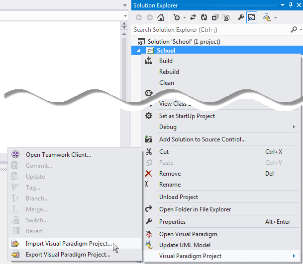 Import Visual Paradigm project