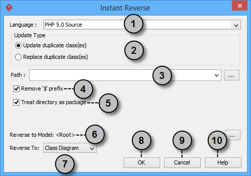 The instant reverse window