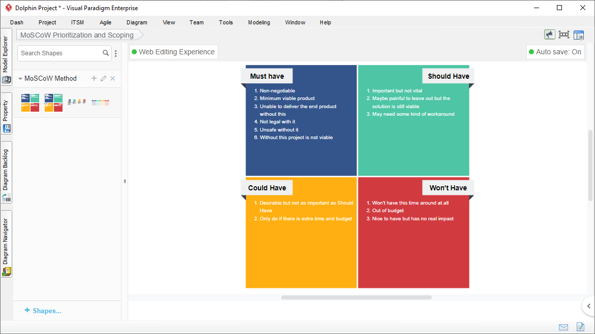 MoSCoW Method Tool