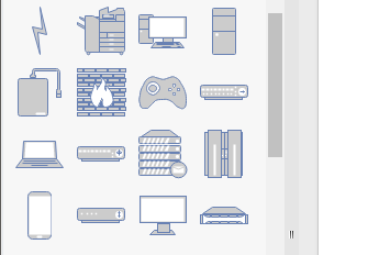 Network diagram symbols