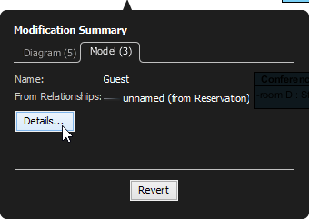 Review modification details