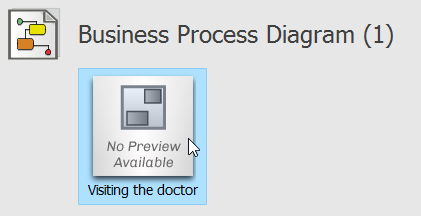 Diagram view lists the imported diagram(s)