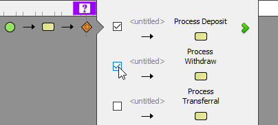 Selecting outgoing flow for gateway