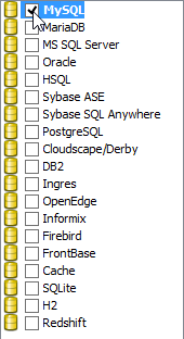 Select DBMS