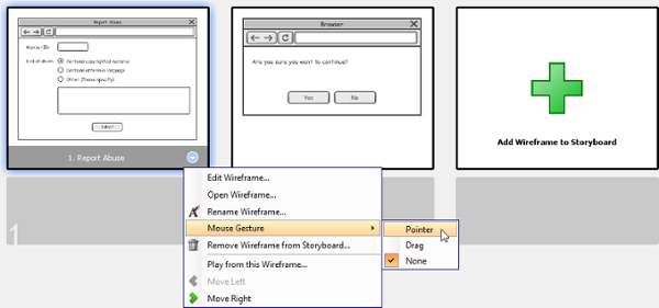 Add a pointer to wireframe