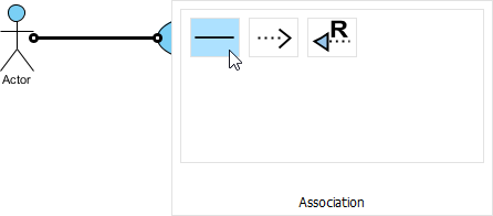 Select Association to be created