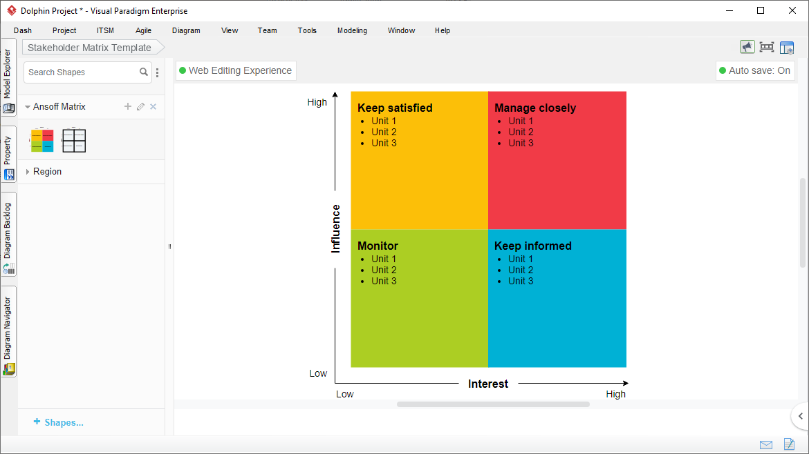 Stakeholder Matrix Tool