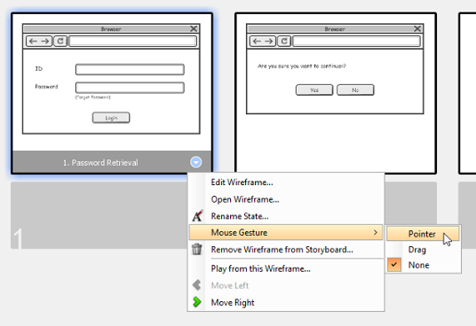 Add a pointer to wireframe